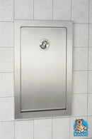Koala Kare KB111-SSRE Vertical Baby Changing Station, Recess Mount, Stainless Steel