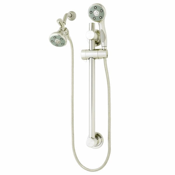 Speakman VS-122007-BN Napa Collection Anystream Slide Bar Mounted 2-Way Shower System