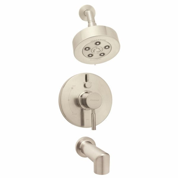 Speakman SM-1430-P-BN Neo Collection Shower System with Diverter Valve and Tub Spout