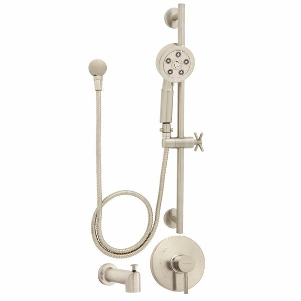 Speakman SM-1050-P-BN Neo Collection Shower and Diverter Tub Package with ADA Hand Shower