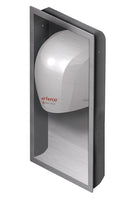 World Dryer KJR-973 Recess kit for World Airforce Hand Dryer, Brushed Stainless Steel, Updated Part Number: KJR-973K-1
