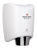World Dryer SMARTdri(TM) K48-974 Hand Dryer, White Aluminum, 220-240V, Updated Part Number: K48-974P2