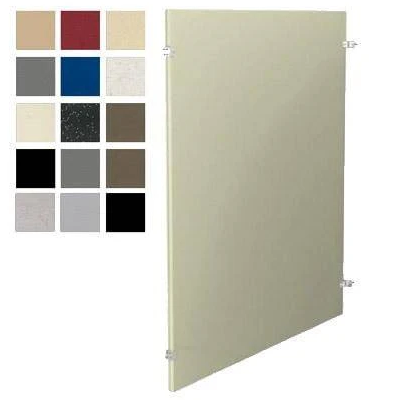 Bradley Toilet Partition Panel, Plastic, 30 1/2"W x 55"H, Quick Ship, Greenguard - P440-33