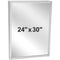 Bradley 740-024300 (24 x 30) Commercial Restroom Mirror, Angle Frame, Tilt 24" x 30"