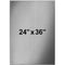 Bradley 748-024360 (24 x 36) Commercial Mirror, Frameless Stainless Steel, 24x36