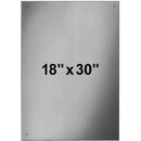 Bradley 7481-018300 (18 x 30) Commercial Mirror, Frameless Stainless Steel
