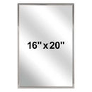 Bradley 780-016200 (16 x 20) Public Restroom Mirror, Angle Frame
