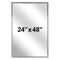 Bradley 780-024480 (24 x 48) Commercial Restroom Angle Frame Mirror 24" x 48"