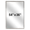 Bradley 780-054360 (54 x 36) Commercial Restroom Mirror, Angle Frame, 54" x 36"