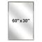 Bradley 780-060300 (60 x 30) Commercial Restroom Mirror, Angle Frame, 60" x 30"
