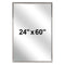 Bradley 781-024602 (24 x 60) Commercial Restroom Mirror, Channel Frame, 24" x 60"