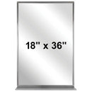Bradley 7815-018362 (18 x 36) Restroom Mirror with Shelf, Channel Frame