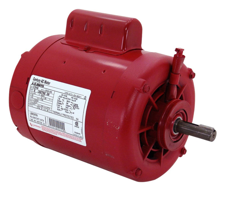 Century AO Smith C245 Water Circulator Motor, 1 HP, 1725 RPM, 115, 230V, 56Y Frame