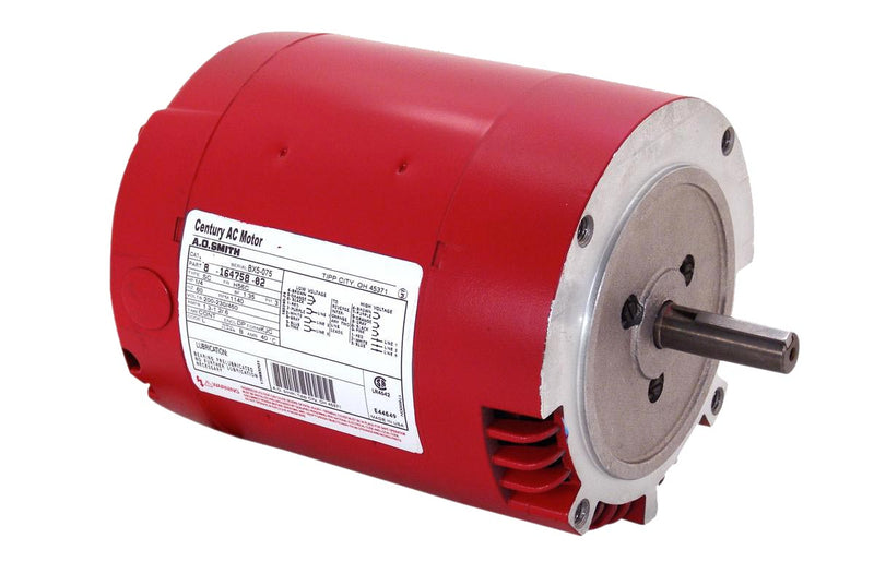 Century AO Smith H1047 Water Circulator Motor, 3/4 HP, 3-Phase, 1725 RPM, 575V, 56CZ Frame, Replaced w/ Century H1047L