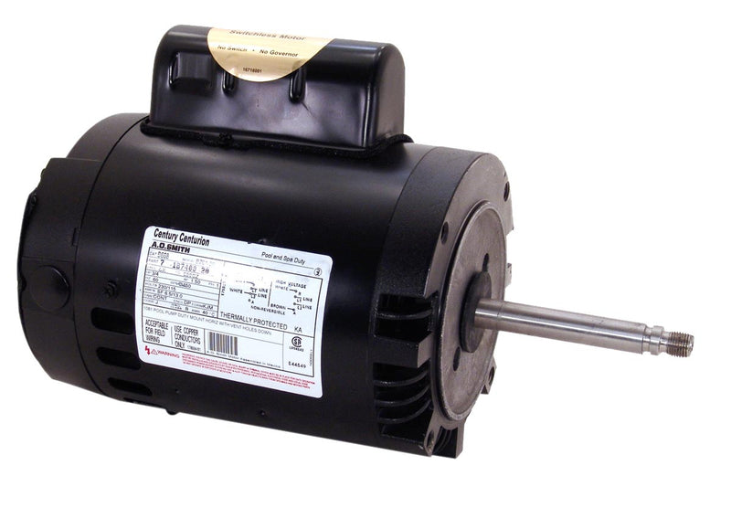 Century AO Smith B668 Pool Cleaner Motor, 3/4 HP, PSC, 3450 RPM, 115, 230V, S56CZ Frame