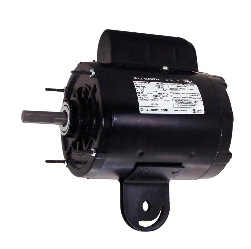 Century AO Smith YA2054 Pedistal Fan Motor, 1/2 HP, Split-Phase, 1725 RPM, 115V, 48YZ Frame
