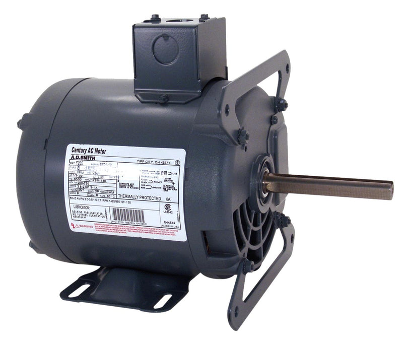 Century AO Smith F265 Oven Motor, 1/3 HP, Split-Phase, 1800, 1200 RPM, 200-230V, 56Y Frame