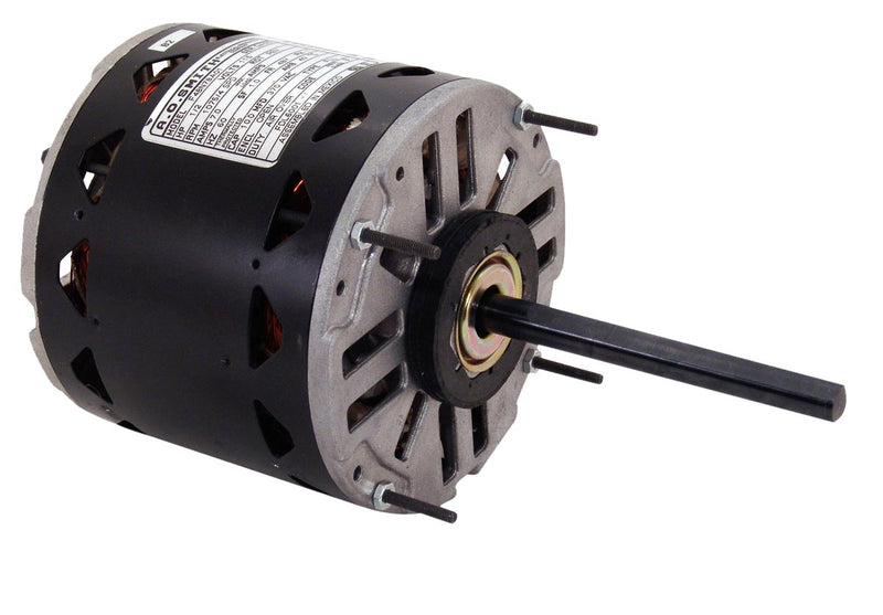 Century AO Smith FD6000 Multi-HP Fan Motor, 1/2, 1/3, 1/4, 1/5, 1/6 HP, PSC, 1075 RPM, 208-230V