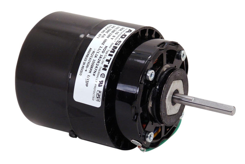 Century AO Smith 672B GE 11 Frame Motor, 1/15 HP, Split-Phase, 1550 RPM, 115, 208-230V