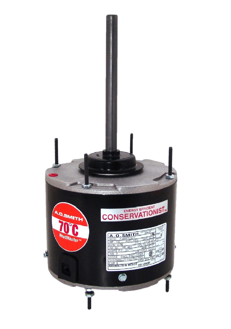 Century AO Smith FE1016SF Condenser Motor, 1/6 HP, PSC, 1075 RPM, 208-230V