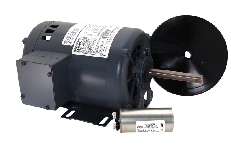 Century AO Smith C663 Condenser Motor, 3/4 HP, PSC, 1100 RPM, 208-230, 460V, 56Z Frame