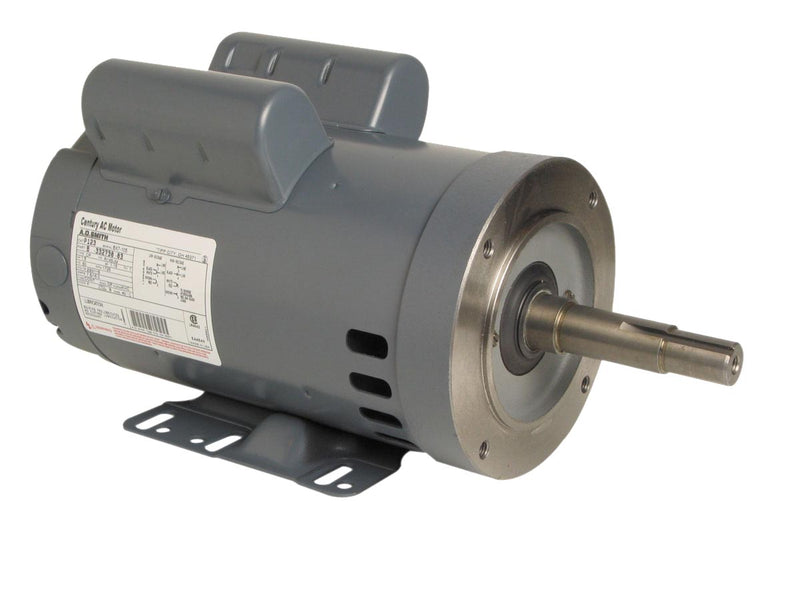 Century AO Smith P137 Close-Coupled Pump Motor, 2 HP, Cap Start Run, 1800 RPM, 115, 230V, 182JM Frame