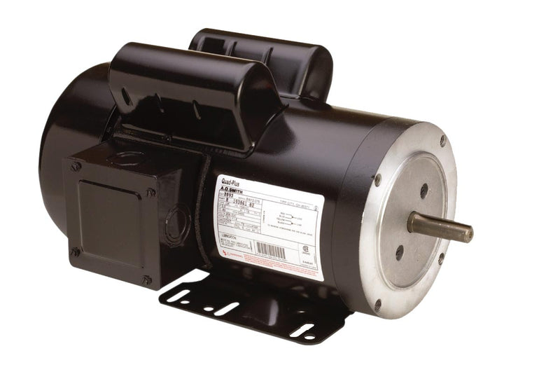 Century AO Smith C831 Cap Start C-Face Motor, 1-1/2 HP, Cap Start Run, 1800 RPM, 115, 208-230V, 56C Frame