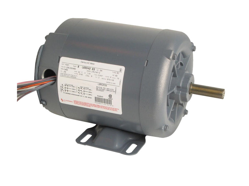 Century AO Smith H042 Aeration Fan Farm Motor, 1 HP, 3-Phase, 3600 RPM, 208-230, 460V, 56 Frame