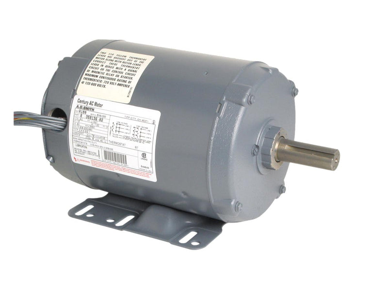 Century AO Smith R155 Aeration Fan Farm Motor, 3-4 HP, 3-Phase, 3600 RPM, 230, 460V, 145T Frame