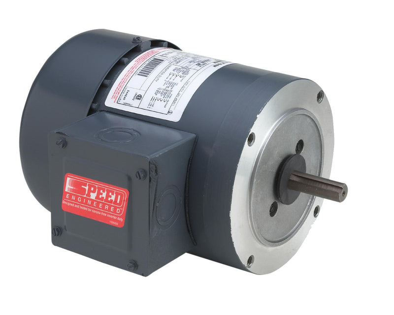 Century AO Smith H633 3-Phase C-Face Motor, 1 HP, 3450 RPM, 200-230, 460V, 56C Frame, Replaced w/ Century H633ES