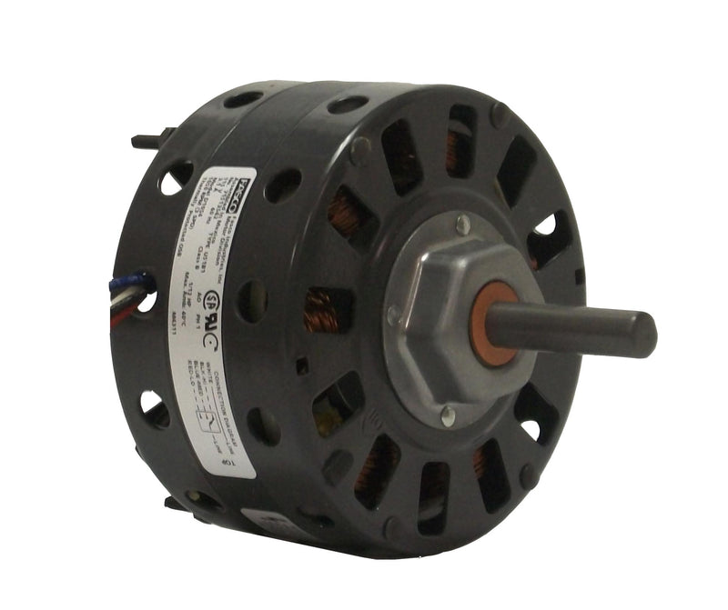 Fasco D1054 Blower Motor, 1/12, 1/20, 1/25 HP, Split-Phase, 1050 RPM, 115V