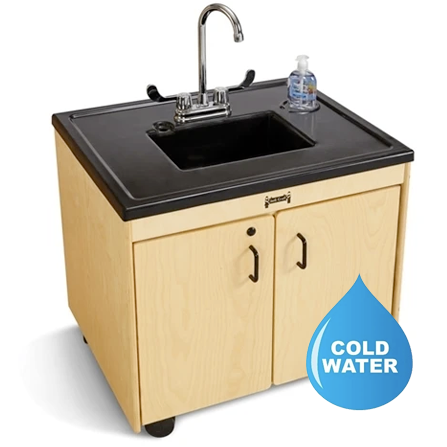 Jonti-Craft 1380JC, 26" Cold Water Only, Child Height Portable Sink