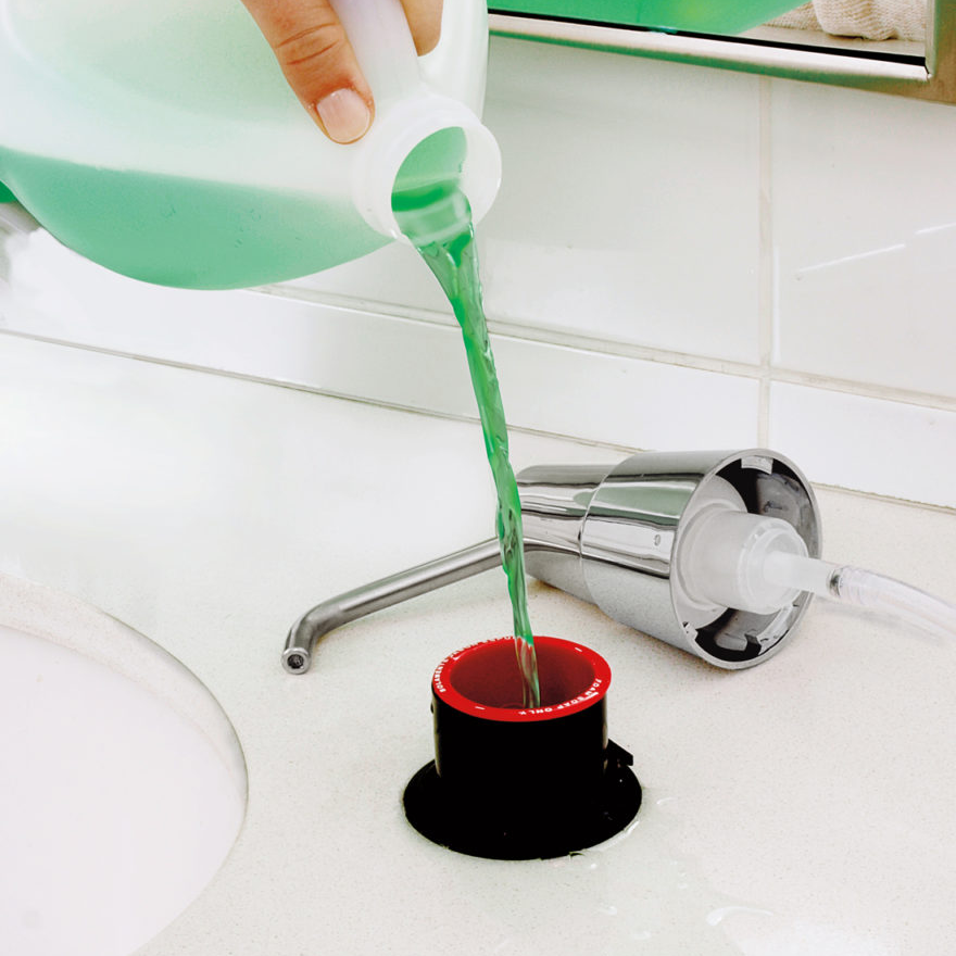 Bobrick B-823 Foam Soap Dispenser, Top-Filling Counter Mount