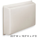 Chill Stop'R 21303 Universal AC Cover, 22.5" W X 16.5" H X 4" D, Made to Order, Non-Cancelable, Non-Refundable
