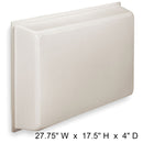 Chill Stop'R 21304 Universal AC Cover, 27.75" W X 17.5" H X 4" D, Made to Order, Non-Cancelable, Non-Refundable