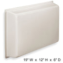 Chill Stop'R 21103 Universal AC Cover, 19" W X 12" H X 6" D, Made to Order, Non-Cancelable, Non-Refundable