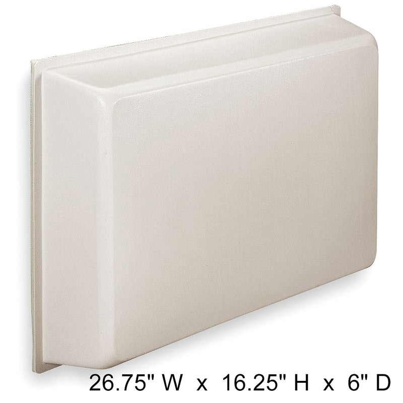 Chill Stop'R 20909 Universal AC Cover, 26.75" W X 16.25" H X 6" D, Made to Order, Non-Cancelable, Non-Refundable