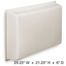Chill Stop'R 21203 Universal AC Cover, 29.25" W X 21.25" H X 6" D, Made to Order, Non-Cancelable, Non-Refundable