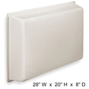 Chill Stop'R 20912 Universal AC Cover, 28" W X 20" H X 8" D, Made to Order, Non-Cancelable, Non-Refundable
