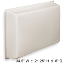 Chill Stop'R 21312 Universal AC Cover, 34.5" W X 21.25" H X 8" D, Made to Order, Non-Cancelable, Non-Refundable