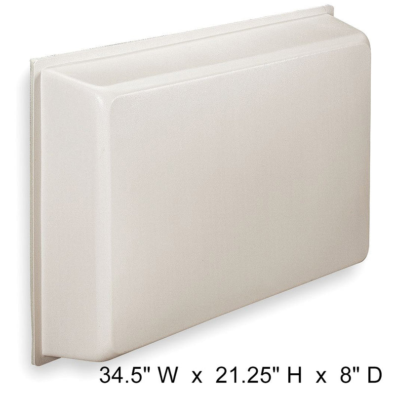 Chill Stop'R 21312 Universal AC Cover, 34.5" W X 21.25" H X 8" D, Made to Order, Non-Cancelable, Non-Refundable