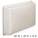 Chill Stop'R 20919 Universal AC Cover, 28" W X 20" H X 9" D, Made to Order, Non-Cancelable, Non-Refundable
