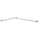 Bobrick B-5897 (54 x 42 x 1.25) 1-1/4" Diameter Two-Wall Toilet Grab Bar