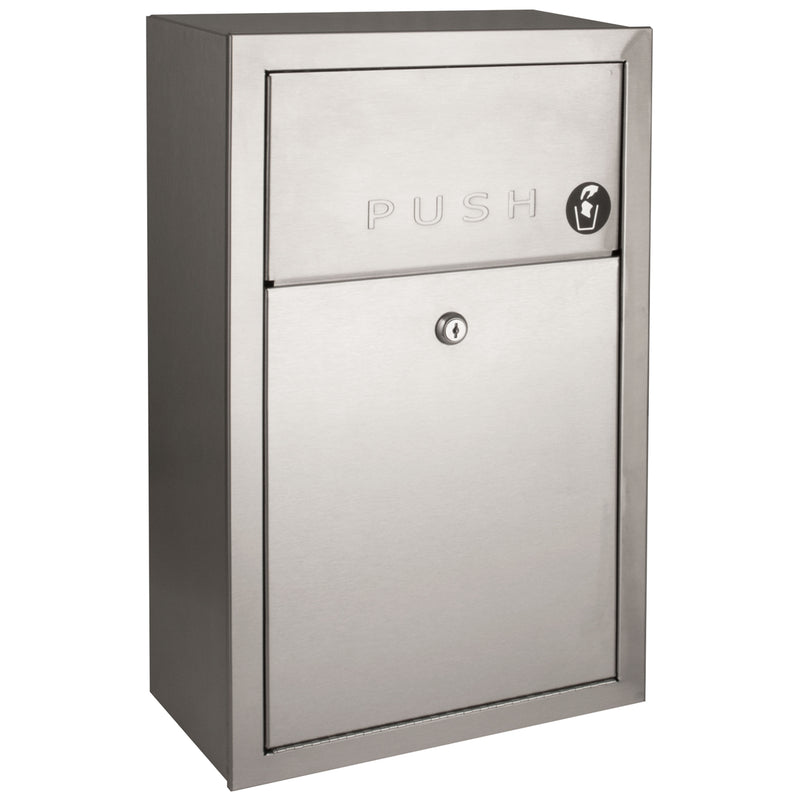 Bradley 369-11 Surface Mounted 1.7 Gallon Waste Receptacle, ADA Compliant