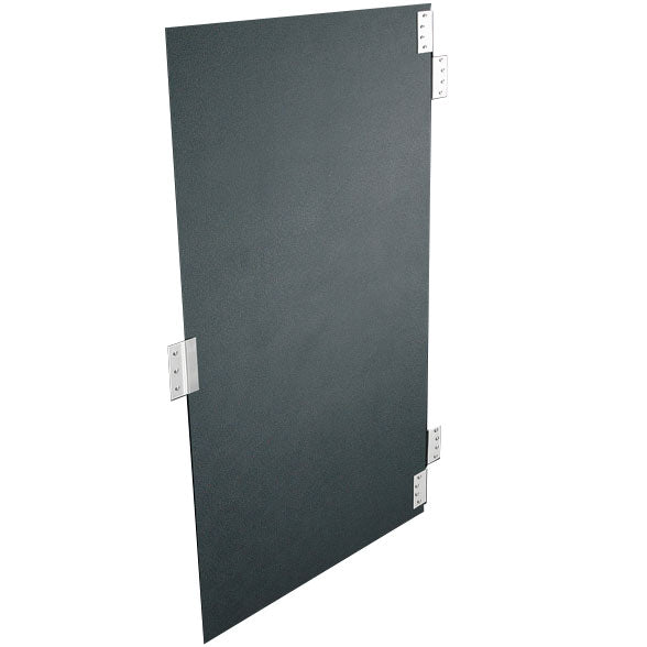 Hadrian Bathroom Stall Door, Solid Plastic, 34" x 55", Includes 621005/6 Aluminum Out-Swing Hardware Kit, B/F - 10034