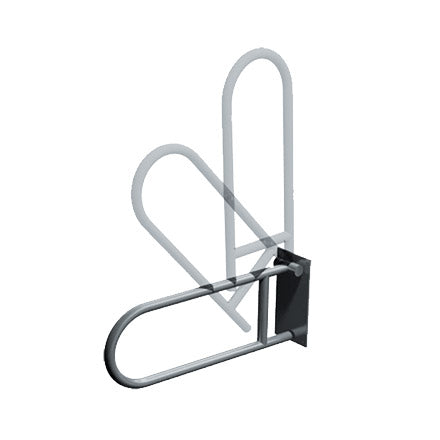 ASI 3514-P Swing-Up Grab Bar, Peened (1-1/2