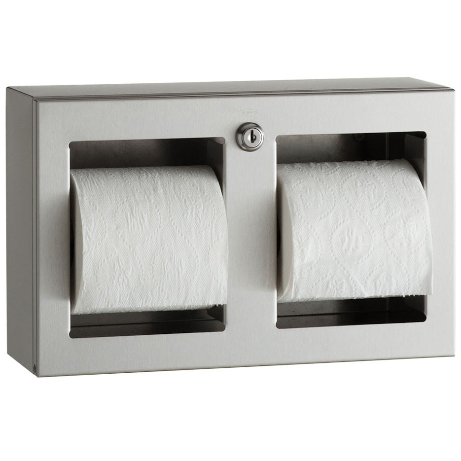 Bobrick B-3588 Surface Mounted Multi-Roll Toilet Tissue Dispenser
