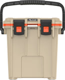 Pelican Cooler 20QT Elite, Tan w/ Orange Trim - 20Q-2-TANORG