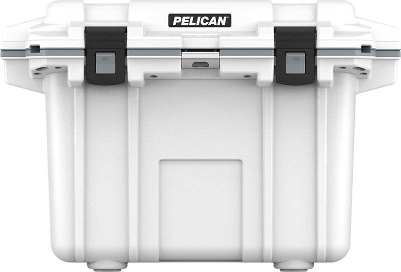 Pelican Cooler 50QT Elite, White w/ Gray Trim - 50Q-1-WHTGRY
