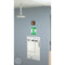 Guardian GBF2352 Recessed Safety Station with Drain Pan and Daylight Drain, Exposed Shower Head, Fire-Rated Construction